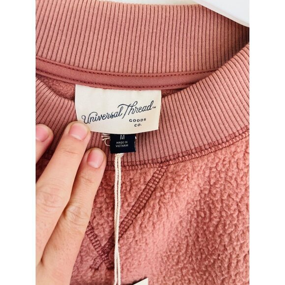 NWT Womens crew neck sweater blush size M - Picture 2 of 4